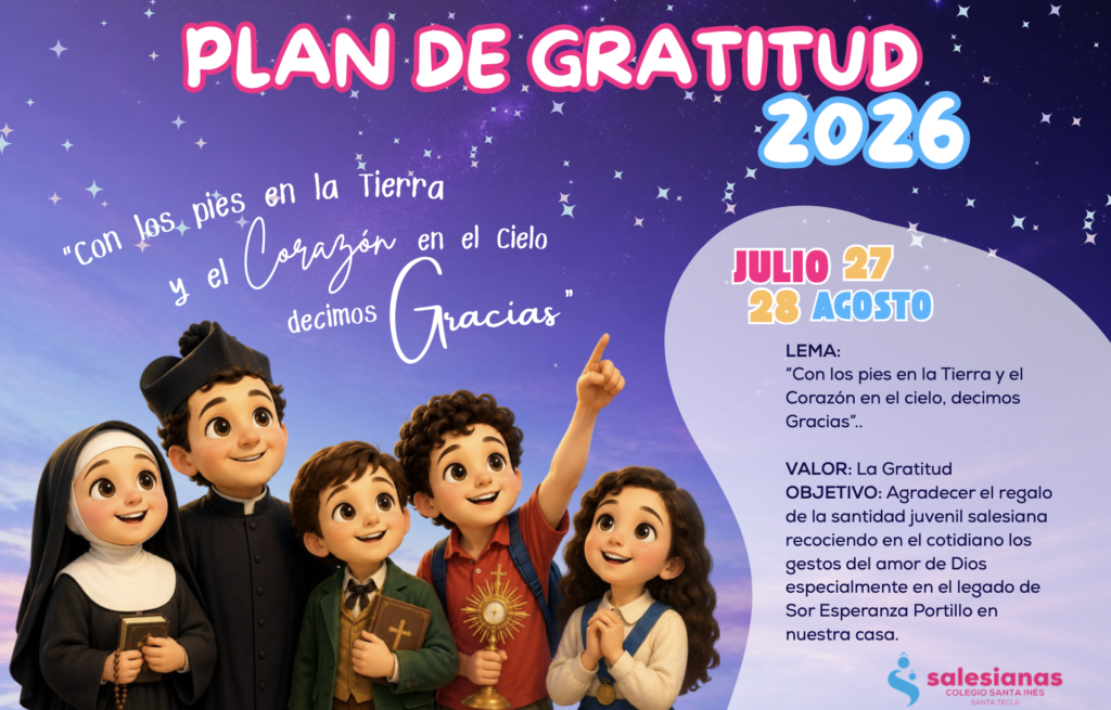 Plan de gratitud 2026